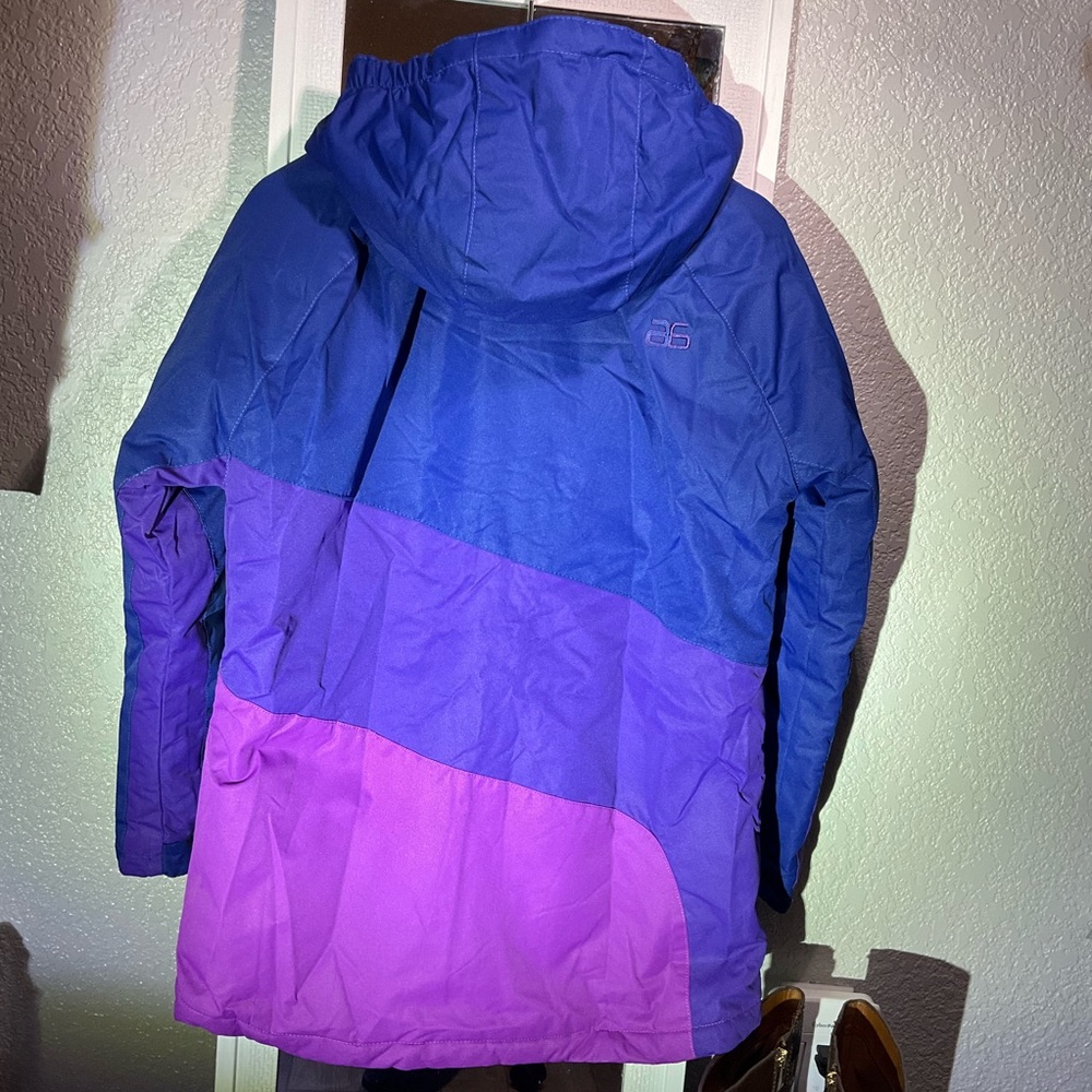 Arctix Girls Frost Insulated Winter Jacket, Blue Night Navy, Large - Picture 2 of 11